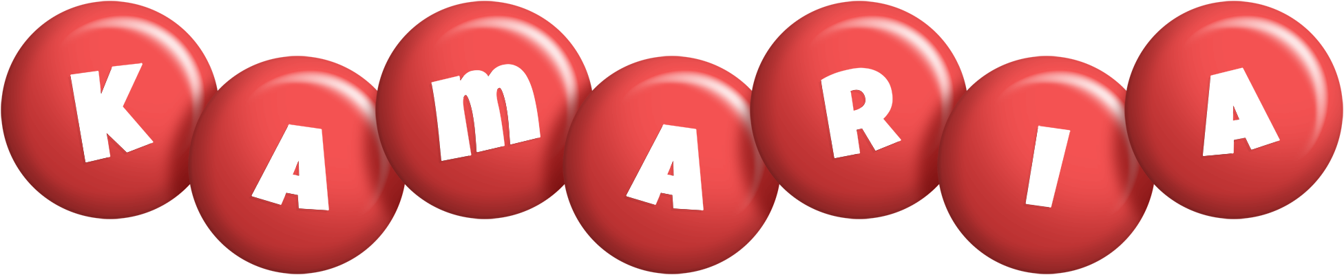 Kamaria candy-red logo