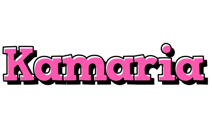 Kamaria girlish logo