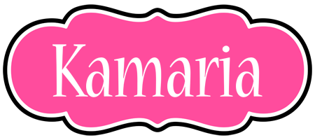 Kamaria invitation logo