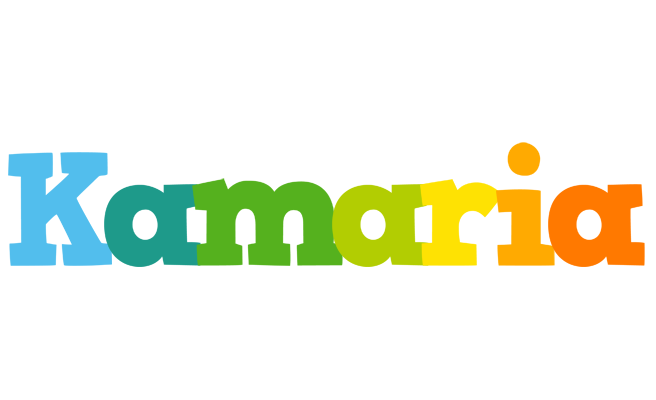 Kamaria rainbows logo