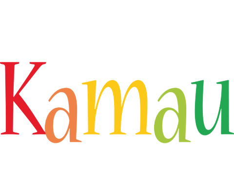Kamau birthday logo