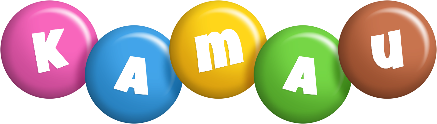 Kamau candy logo