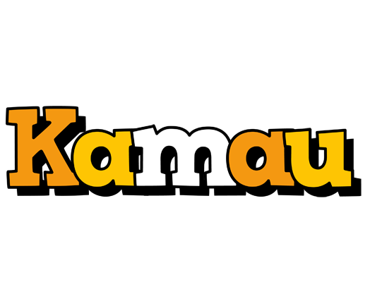 Kamau cartoon logo