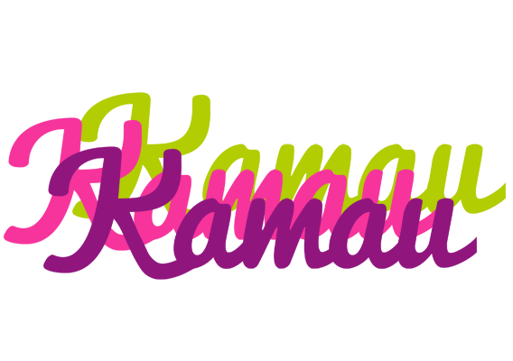 Kamau flowers logo