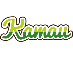 Kamau golfing logo