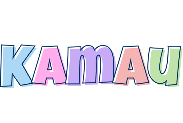 Kamau pastel logo