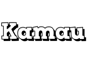 Kamau snowing logo