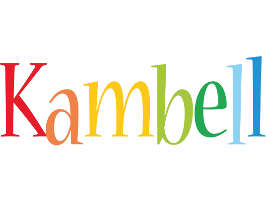 Kambell birthday logo