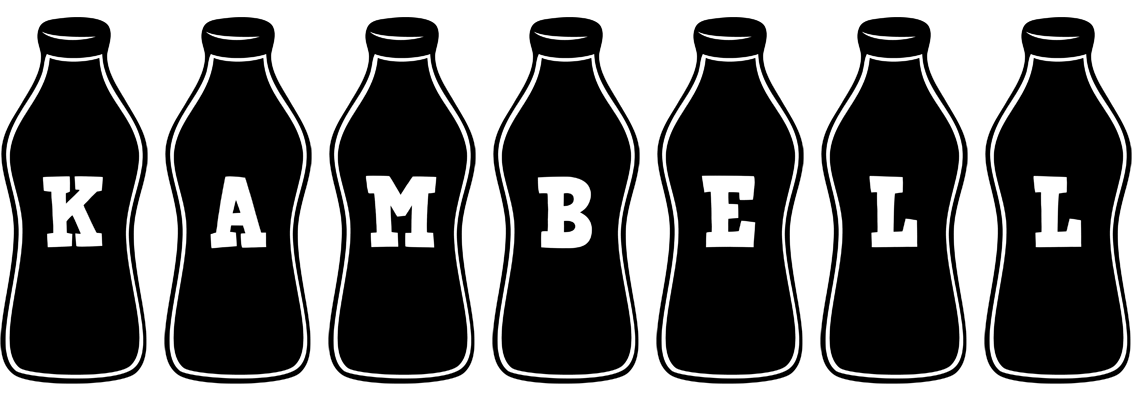 Kambell bottle logo