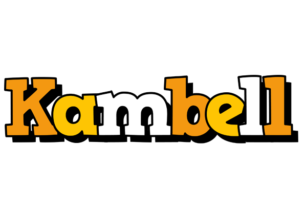 Kambell cartoon logo