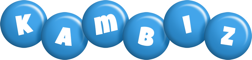 Kambiz candy-blue logo