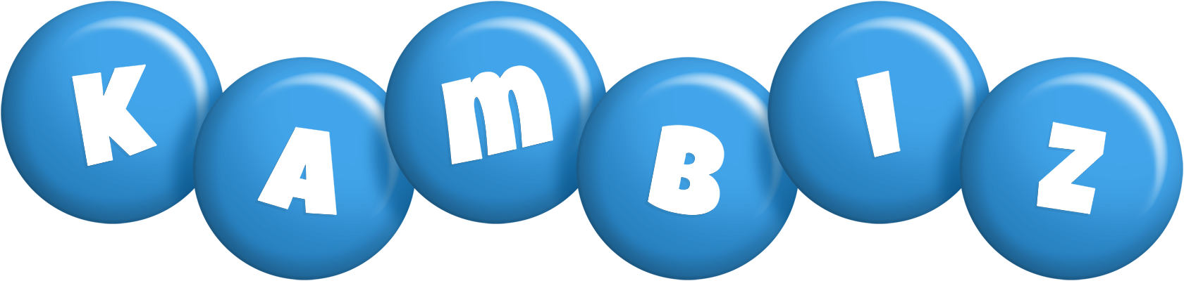 Kambiz candy-blue logo