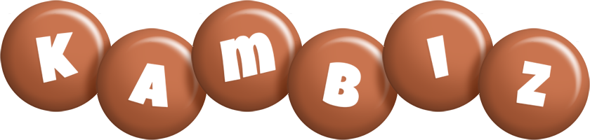 Kambiz candy-brown logo