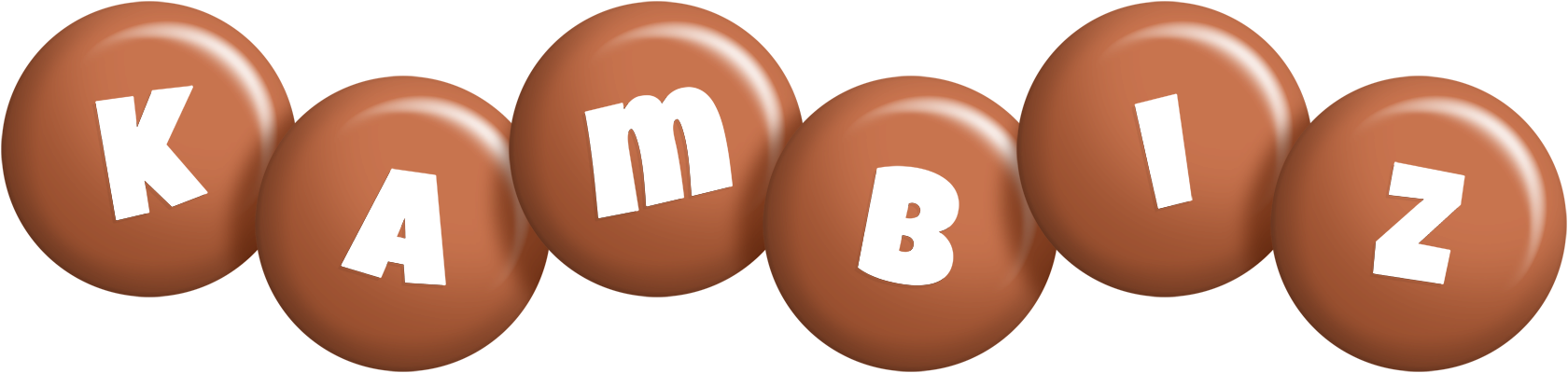 Kambiz candy-brown logo