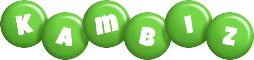 Kambiz candy-green logo