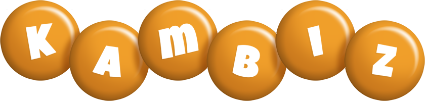 Kambiz candy-orange logo