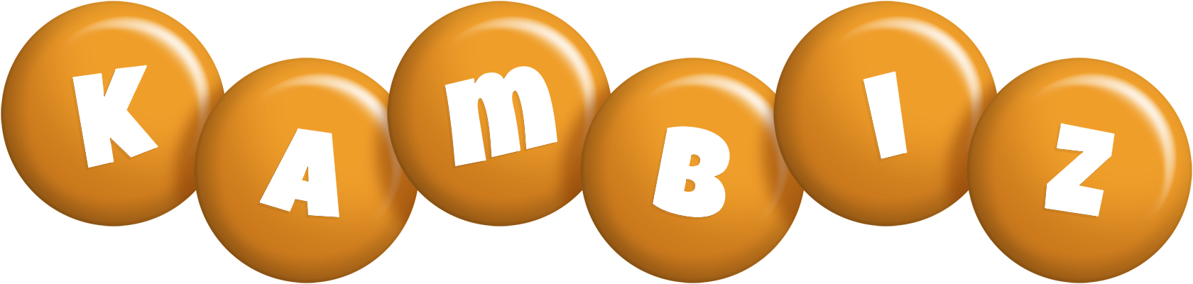 Kambiz candy-orange logo
