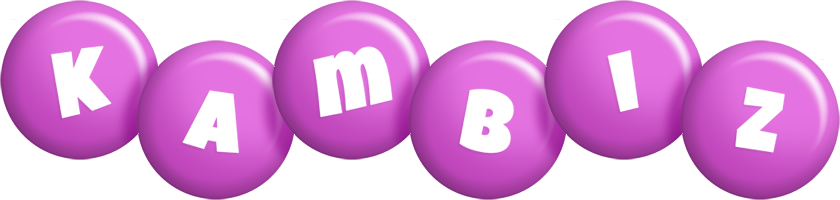 Kambiz candy-purple logo