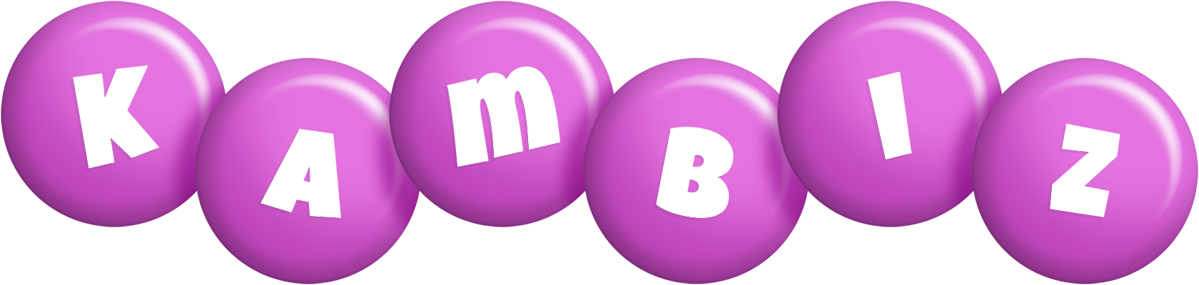 Kambiz candy-purple logo