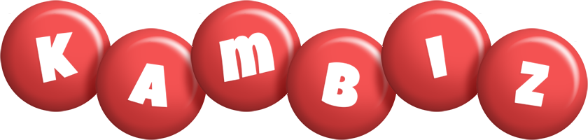 Kambiz candy-red logo