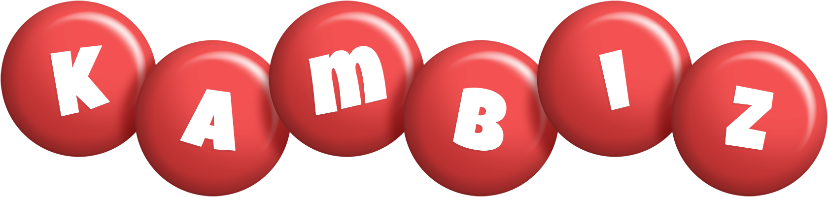 Kambiz candy-red logo