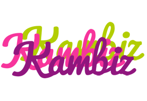 Kambiz flowers logo