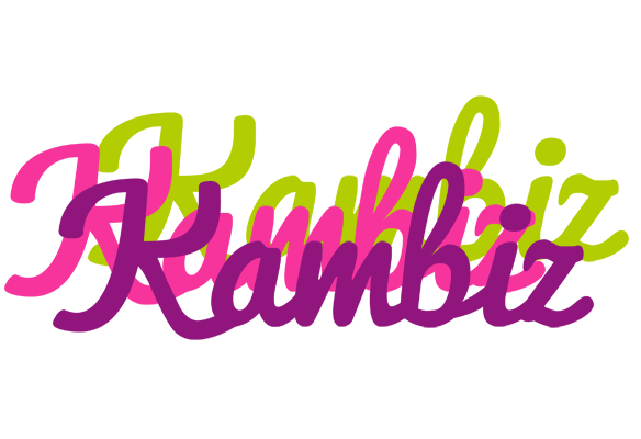 Kambiz flowers logo