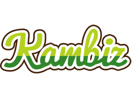 Kambiz golfing logo