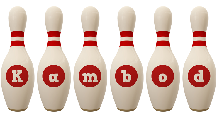 Kambod bowling-pin logo
