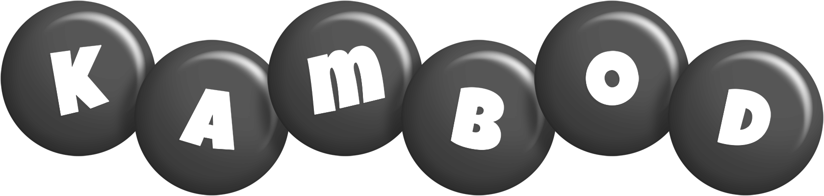Kambod candy-black logo
