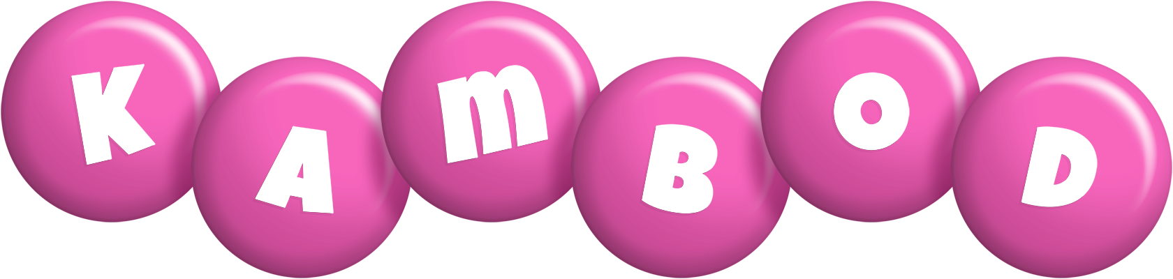 Kambod candy-pink logo