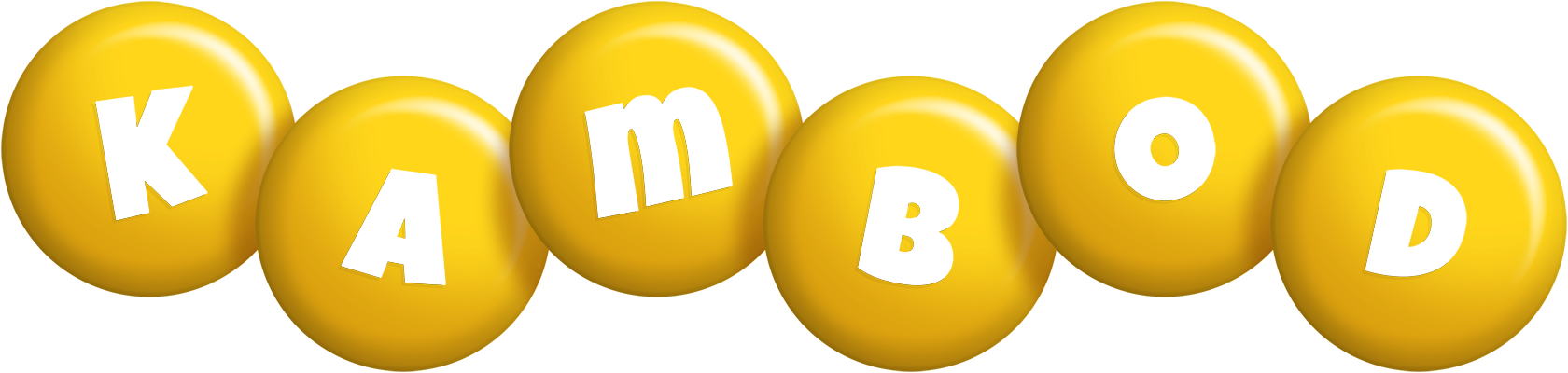 Kambod candy-yellow logo