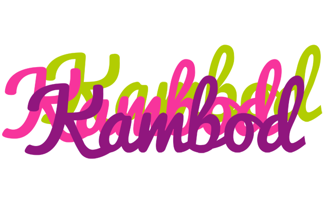 Kambod flowers logo