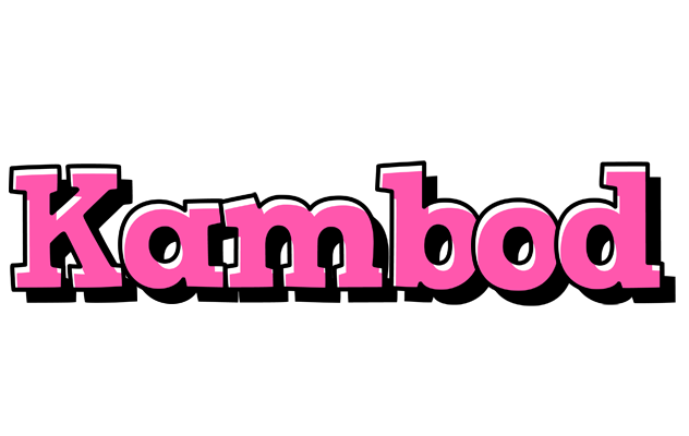 Kambod girlish logo