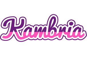 Kambria cheerful logo