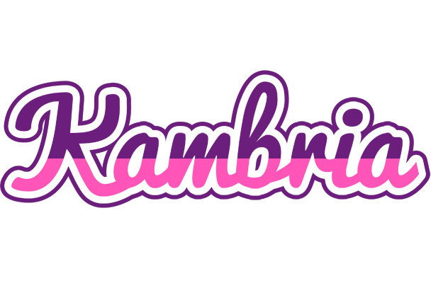 Kambria cheerful logo
