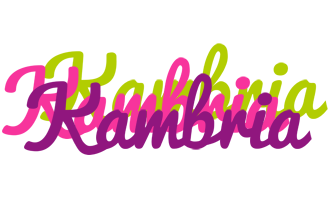 Kambria flowers logo