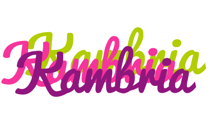 Kambria flowers logo
