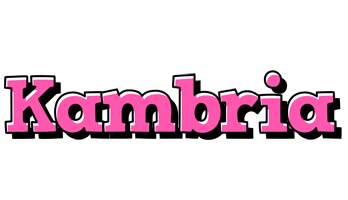 Kambria girlish logo