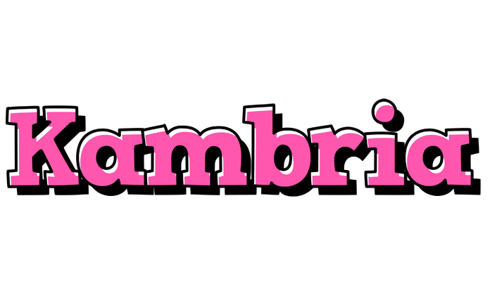 Kambria girlish logo