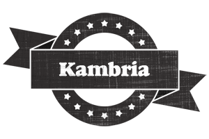 Kambria grunge logo