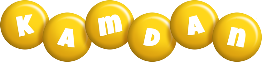 Kamdan candy-yellow logo