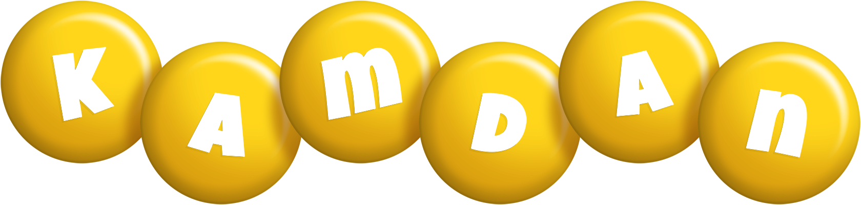 Kamdan candy-yellow logo