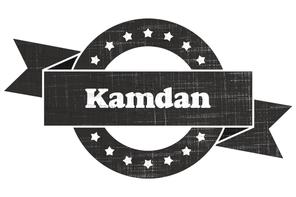 Kamdan grunge logo