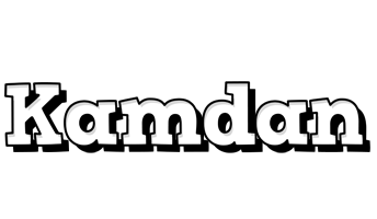 Kamdan snowing logo