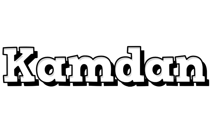 Kamdan snowing logo
