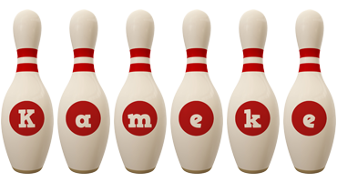 Kameke bowling-pin logo