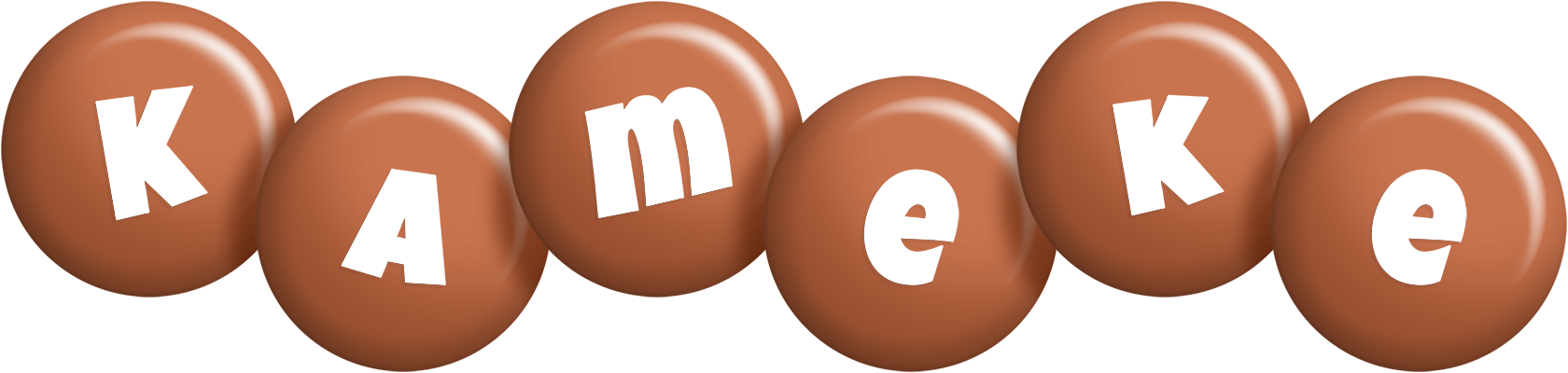 Kameke candy-brown logo