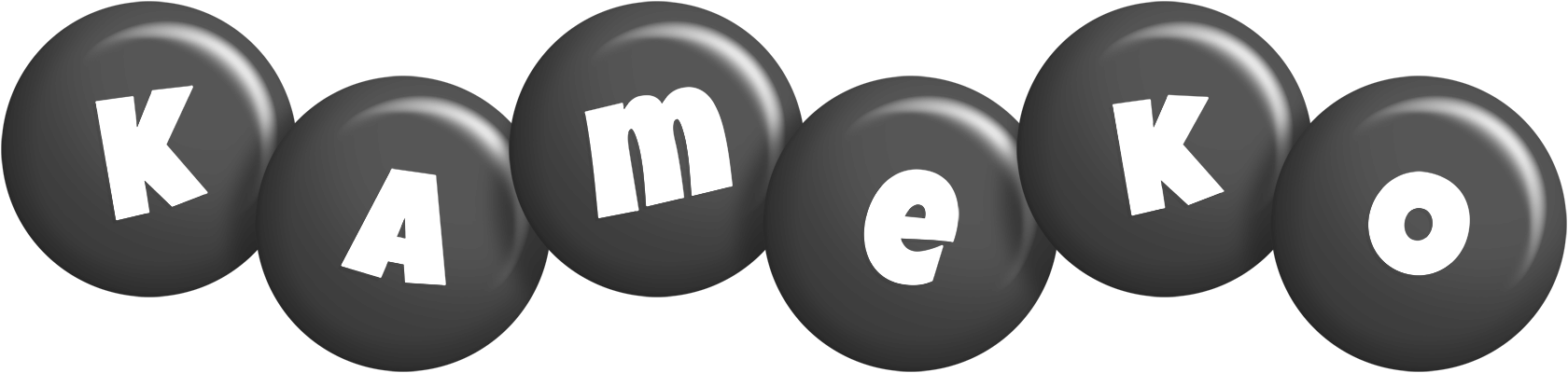 Kameko candy-black logo
