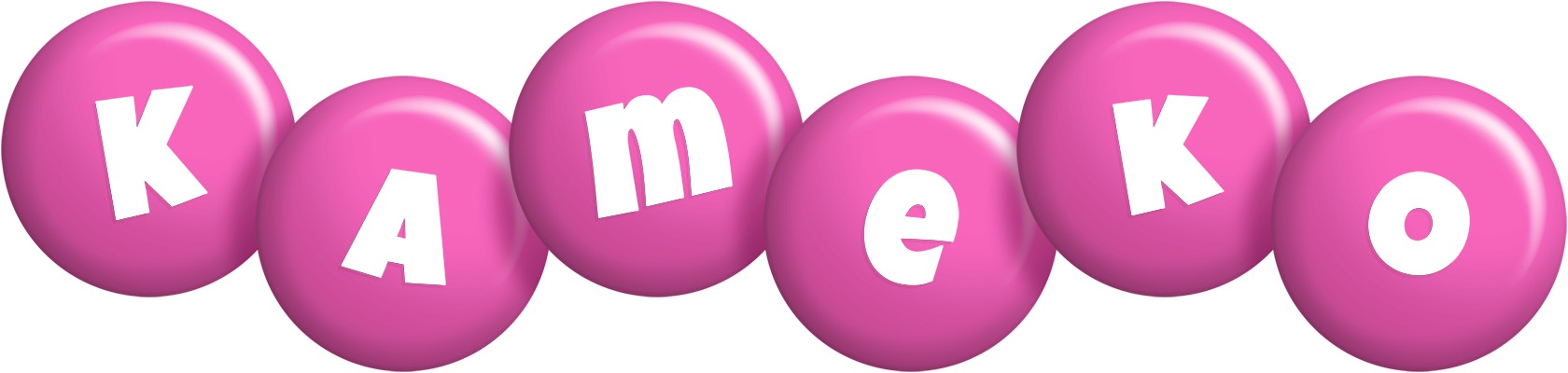 Kameko candy-pink logo